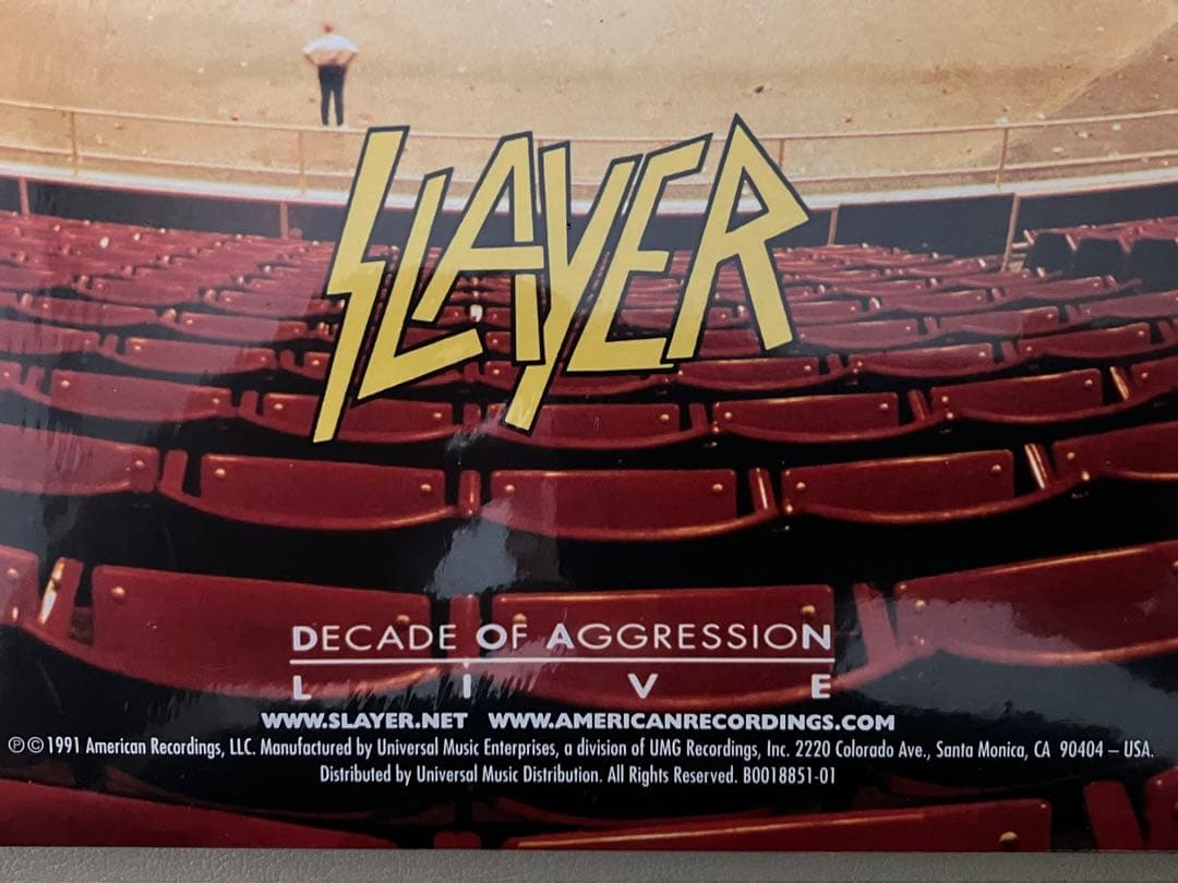 【2LP】SLAYER - Decade Of Aggression〈LIVE〉