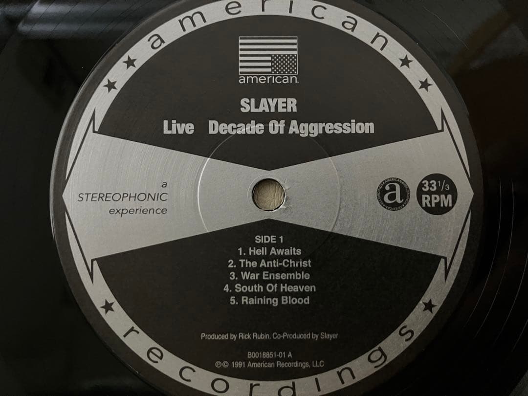 【2LP】SLAYER - Decade Of Aggression〈LIVE〉