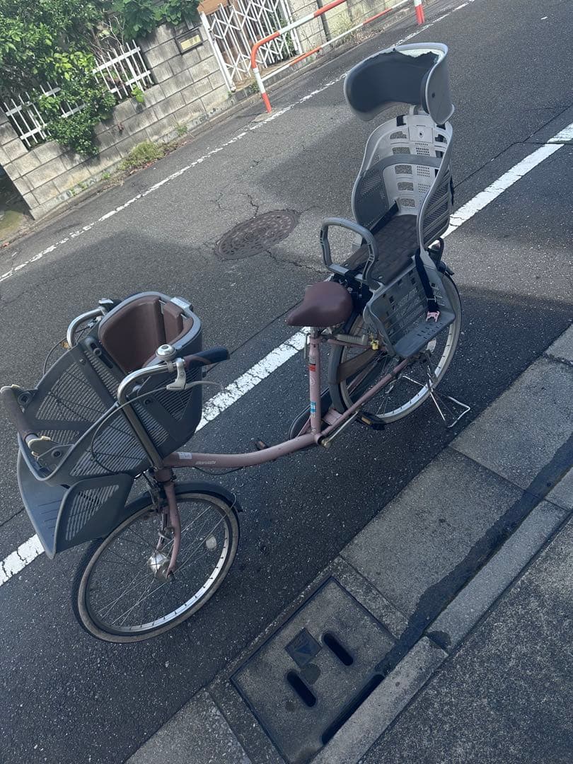 【みはねさん専用】【引き取り限定】　非電動　子供乗せ自転車