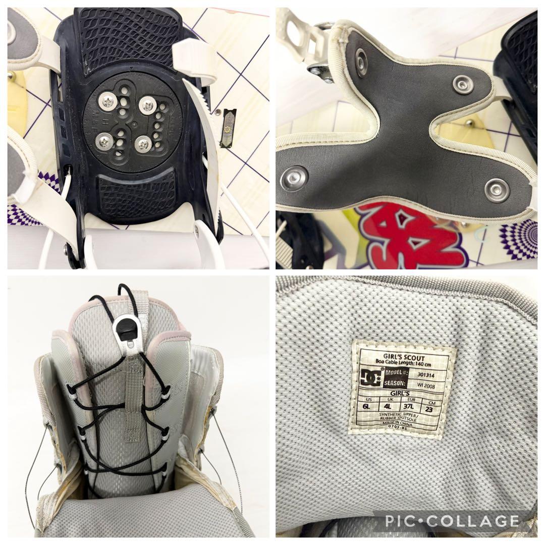 SALOMON DC レディース スノボセット　サロモン　スノーボード ブーツ