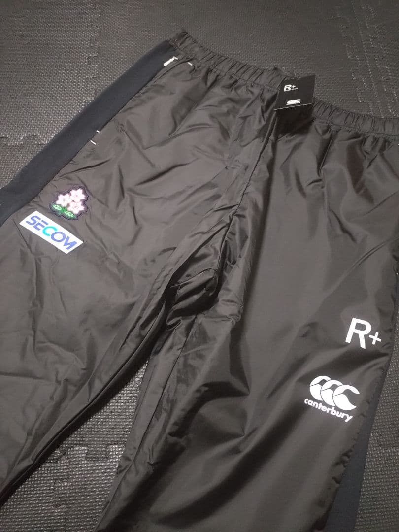 Canterbury R+ ラクビー日本代表　ウォームアップパンツ ブラック