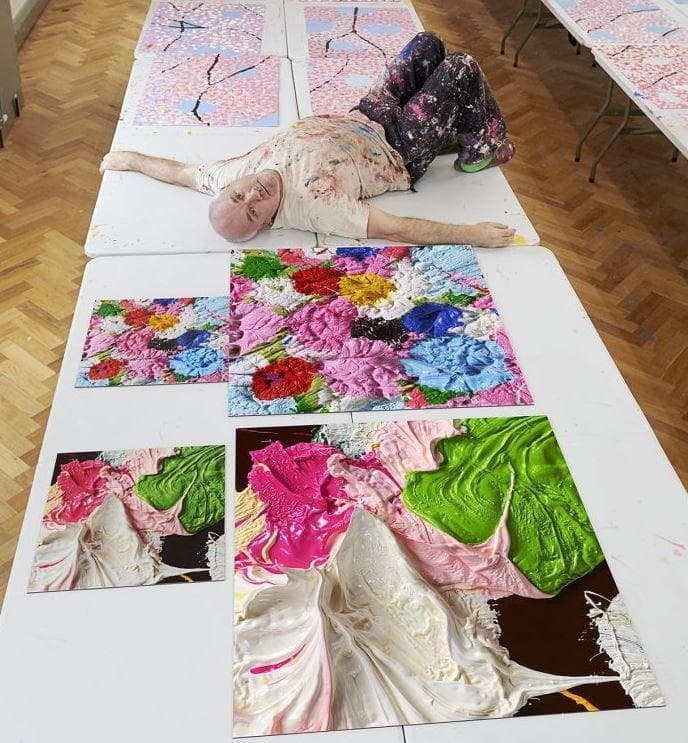 【Fruitful Large】ダミアン ハースト ラミネート アルミパネル