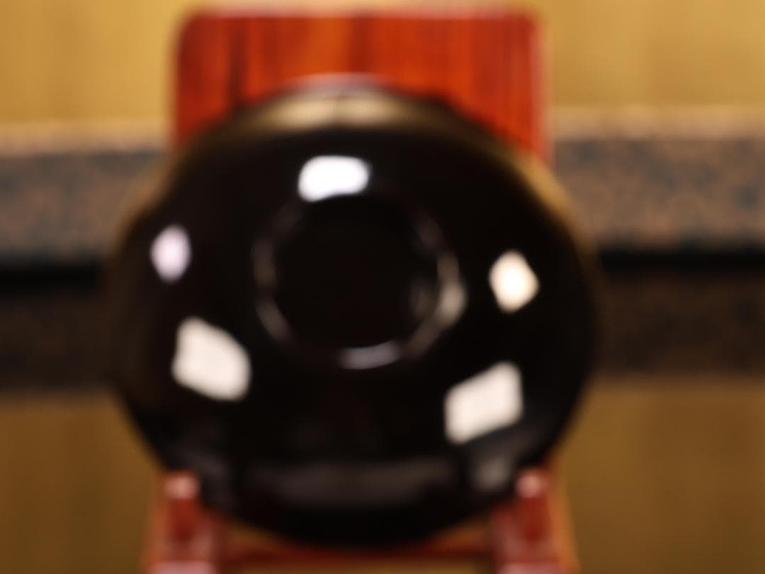 BK407a　時代輪島塗　宝船図金蒔絵　波千鳥　吸物椀　一客　木製　茶道具 菓子