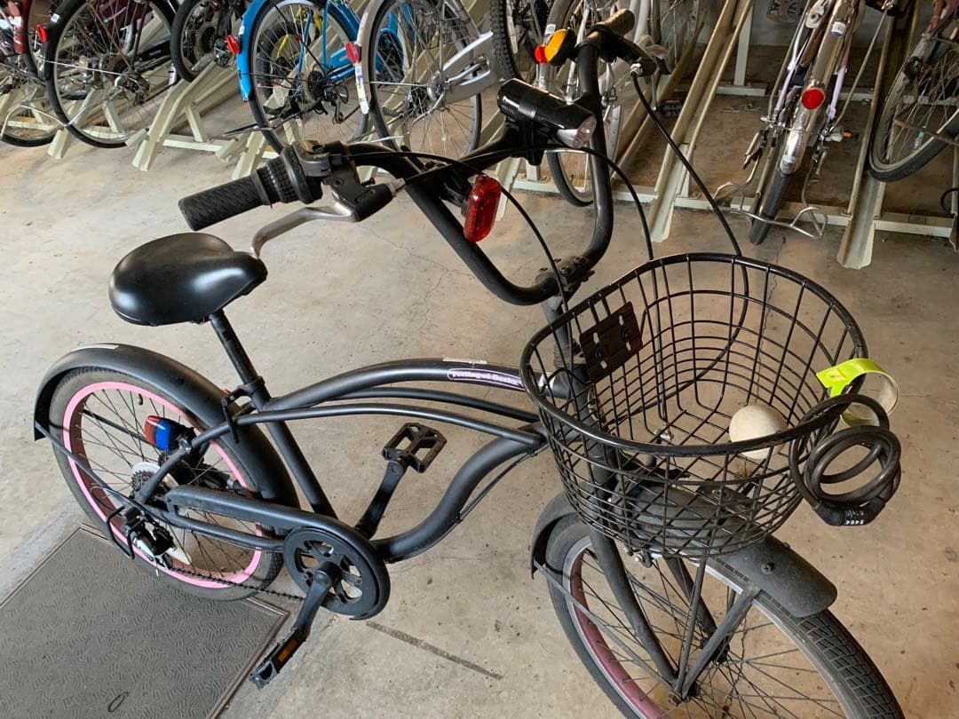 ビーチクルーザー 自転車　22インチ　引取り限定‼️