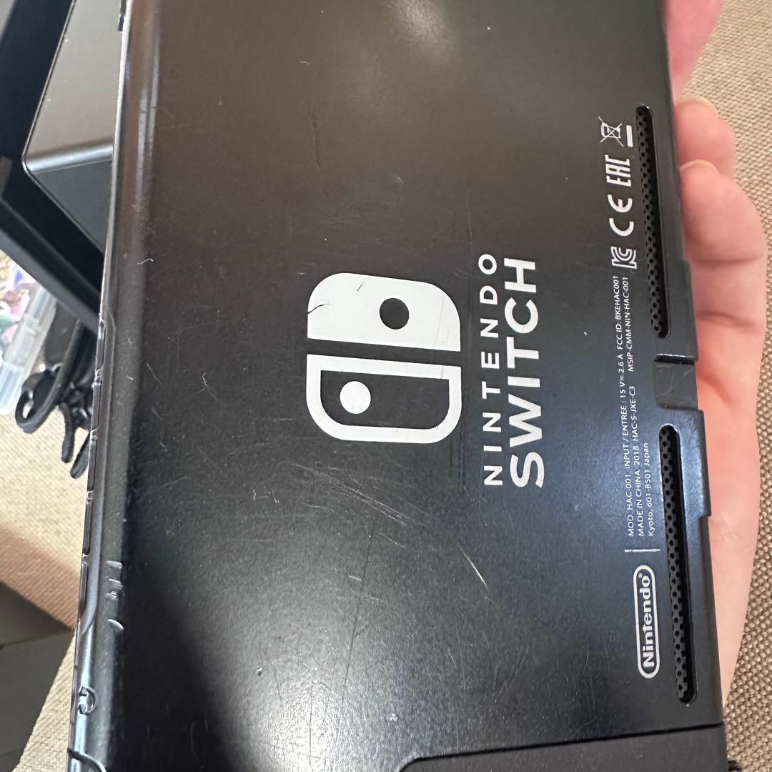 Nintendo Switch 本体 初期型　スマブラ、ACアダプタ付き