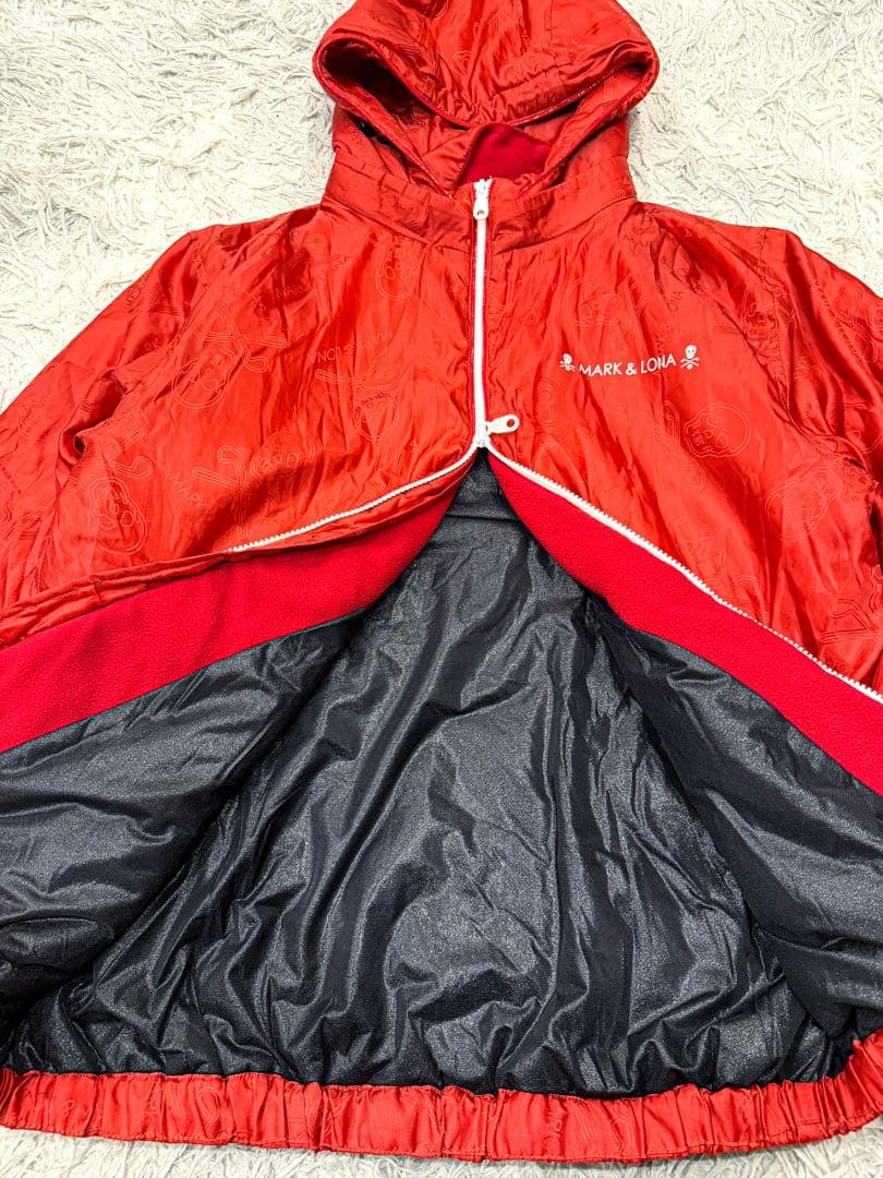 まつたけ MARK&LONA マークアンドロナ 中綿ジャケット スカルロゴ