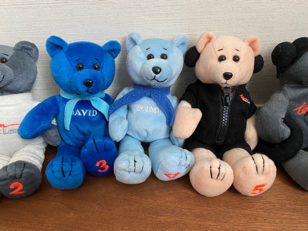 F1 マクラーレンチーム ベア 9種セット