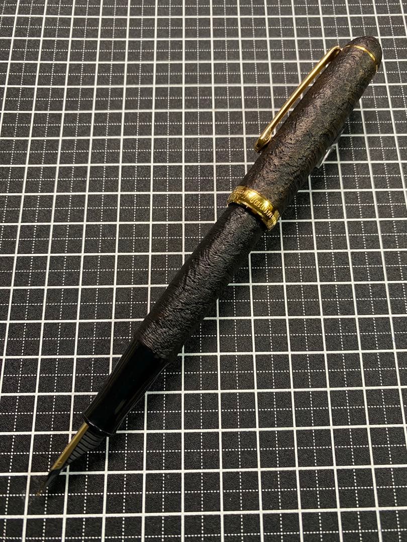 PLATINUM #3776 ブライヤーシェル　万年筆　字幅M