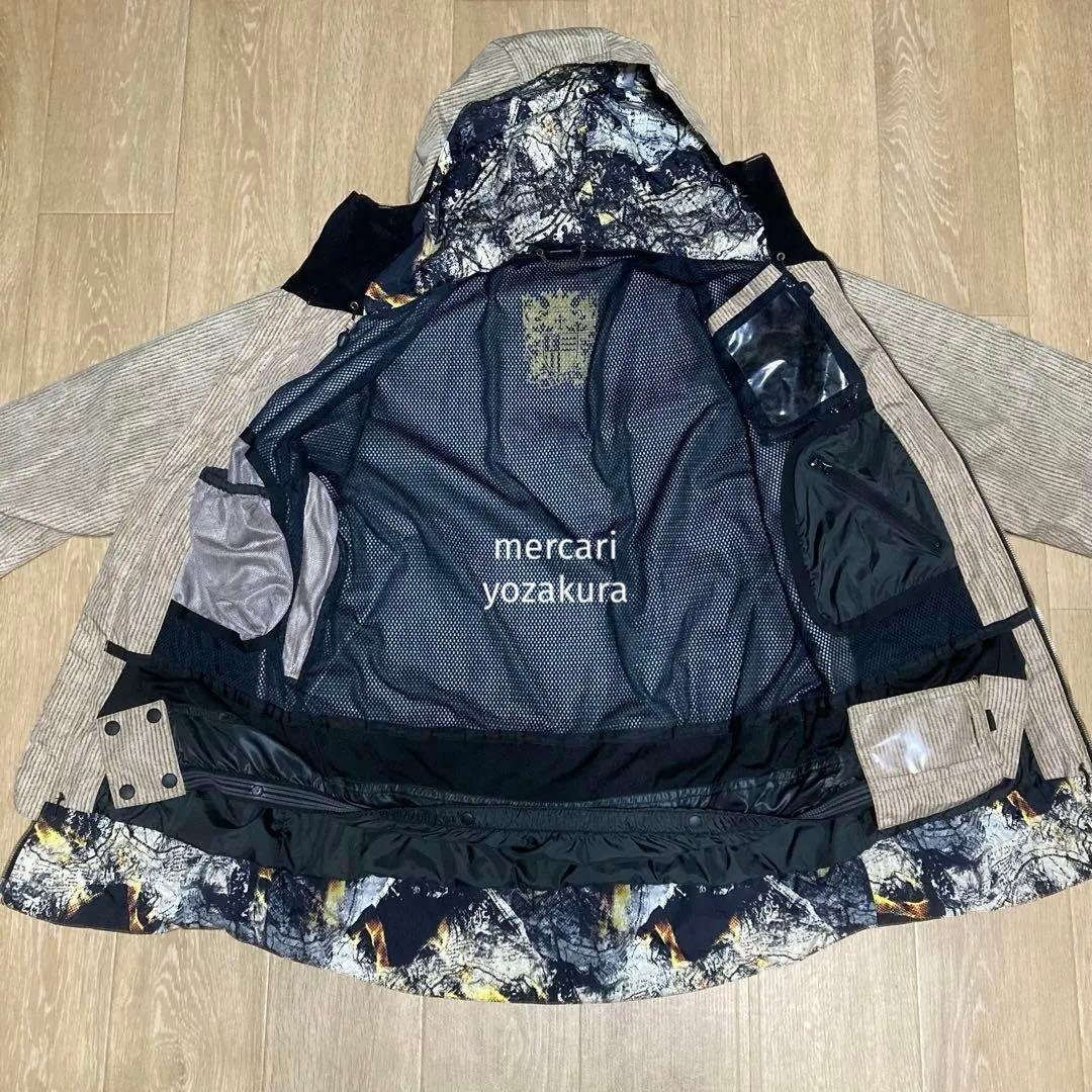 美品 ETHER エター M スノーボードウェア上下 COMPASS