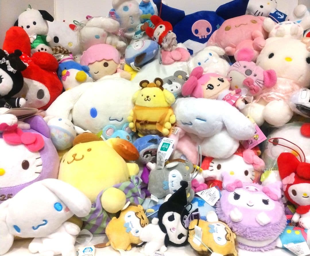 サンリオ ぬいぐるみ 大量 まとめ セット 50個以上 キティ シナモン プリン