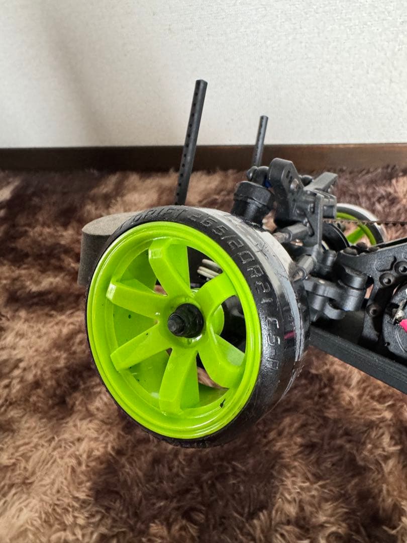 YOKOMOドリラジ、ブラシレスモーター グリーンホイール