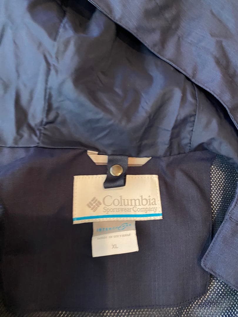 【美品】Columbia ネイビー ジャケット　3WAY（ダウンライナーつき）
