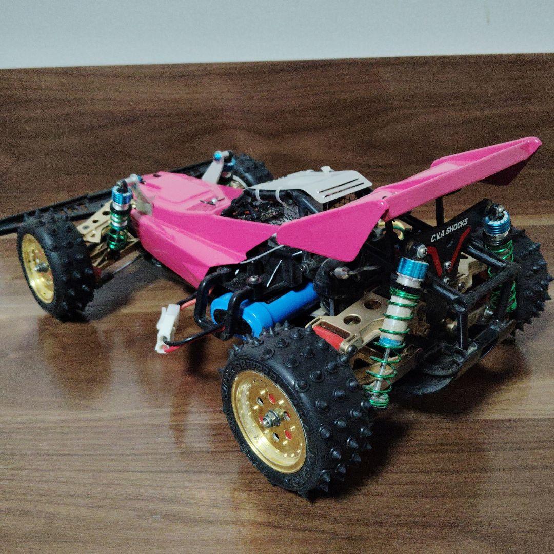 タミヤ　スーパーホットショットピンク RCカー C.V.A. SHOCKS