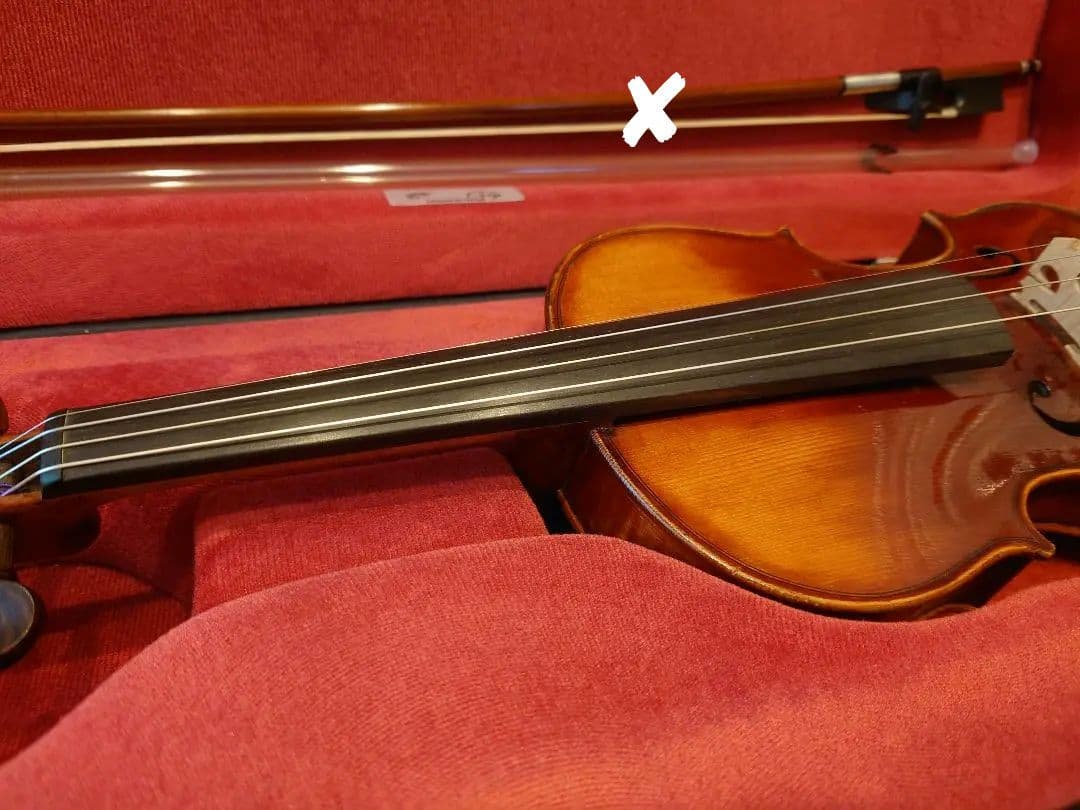 【中古良品】4/4サイズ チェコ製 オールド バイオリン セット