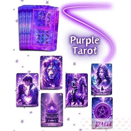【正規品タロットカード】海外限定✨激レア品！トルディーズ✨パープルタロット