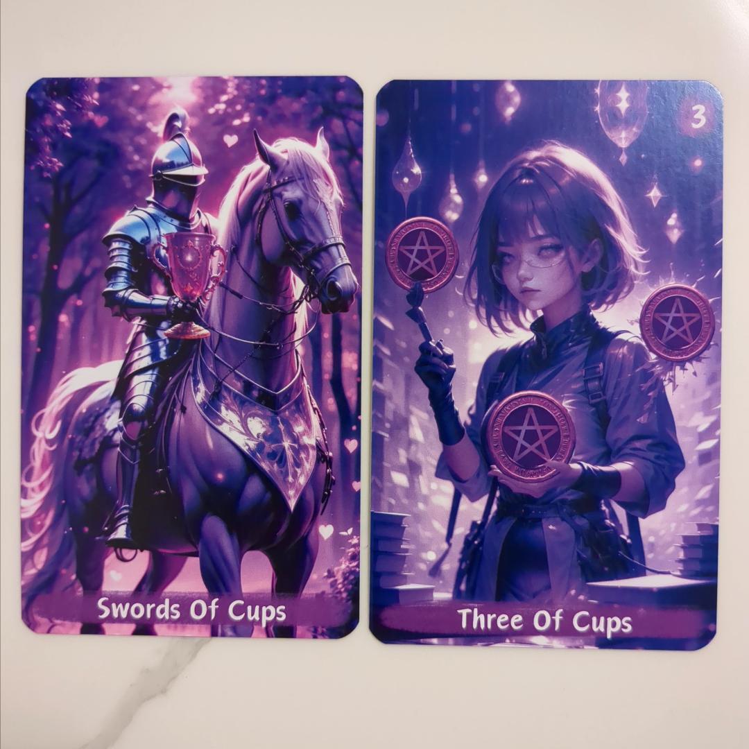 【正規品タロットカード】海外限定✨激レア品！トルディーズ✨パープルタロット