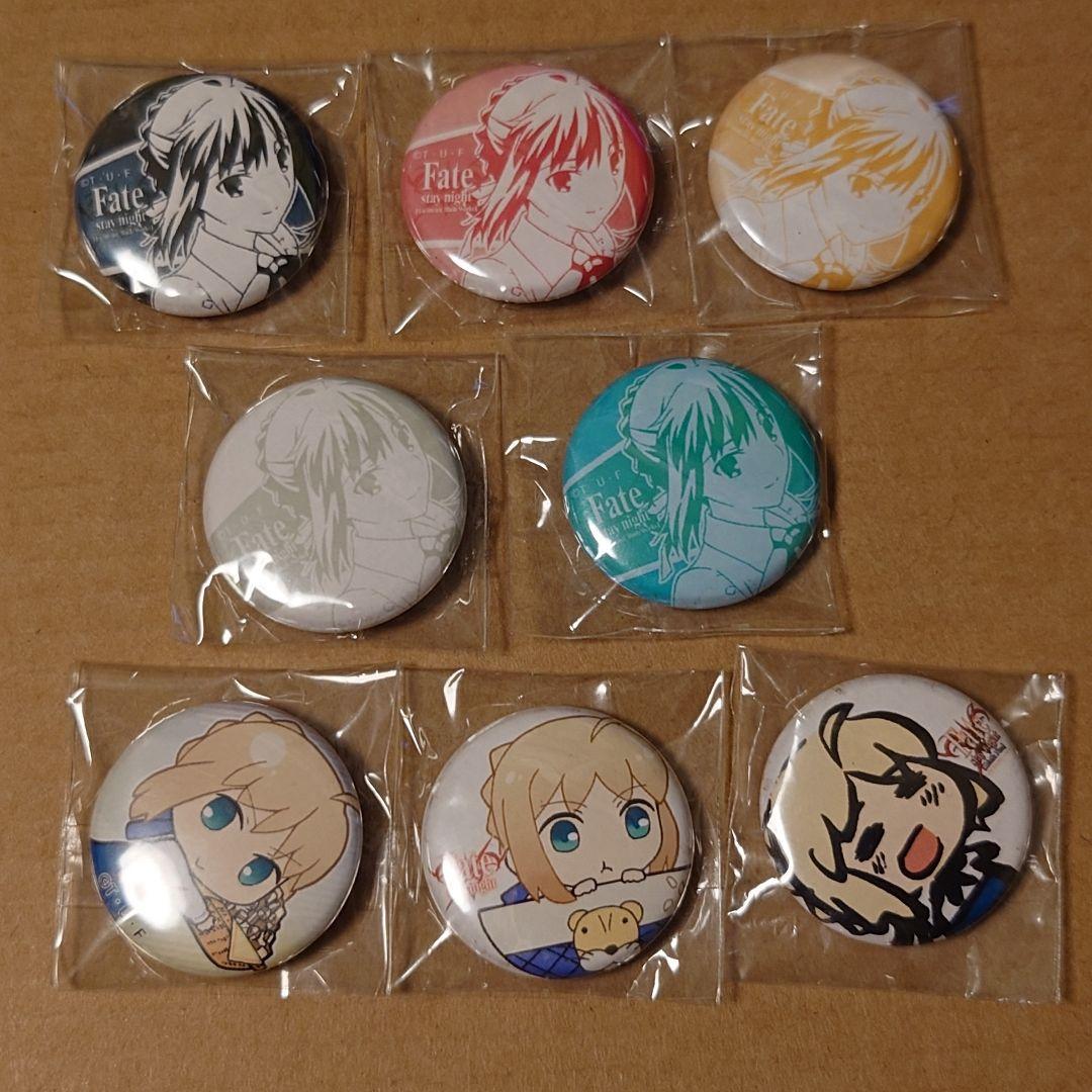 Fate ufotable cafe AJ 缶バッジ セイバー セット
