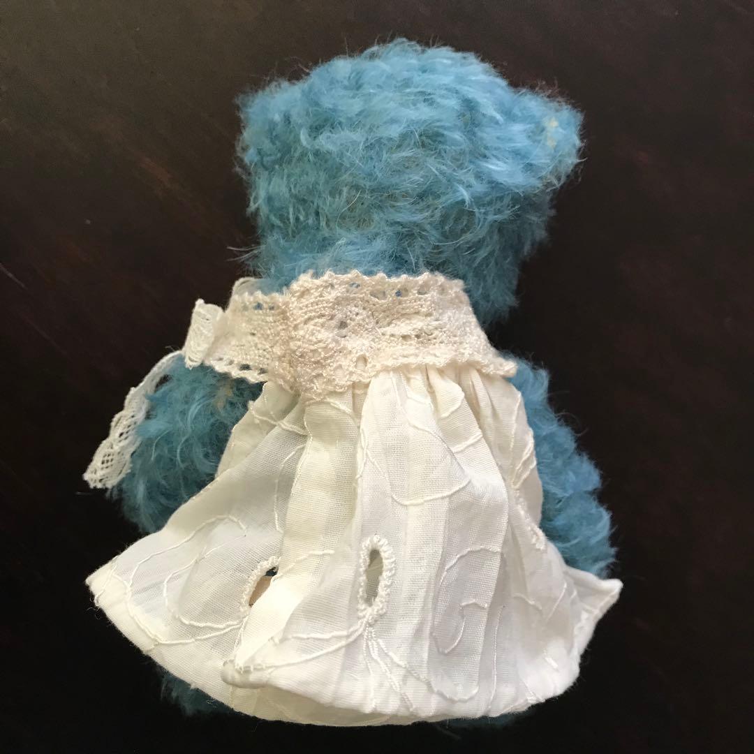 ブルーモヘア テディベア19㎝ ／作家様