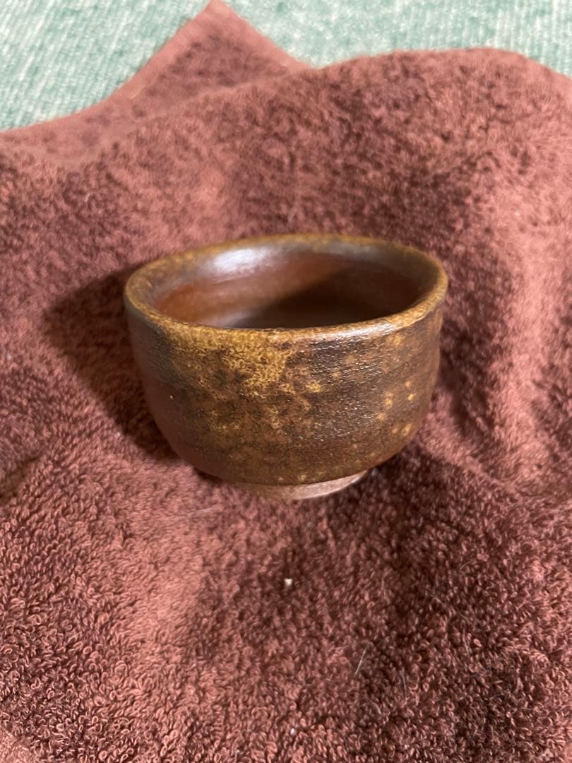 備前焼　希少　灰かぶり　徳利(3)