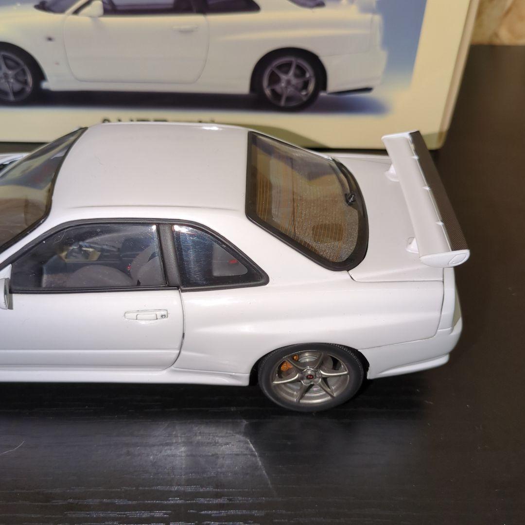 値下げ　オートアート1/18 スカイライン GT-R R34 VスペックII