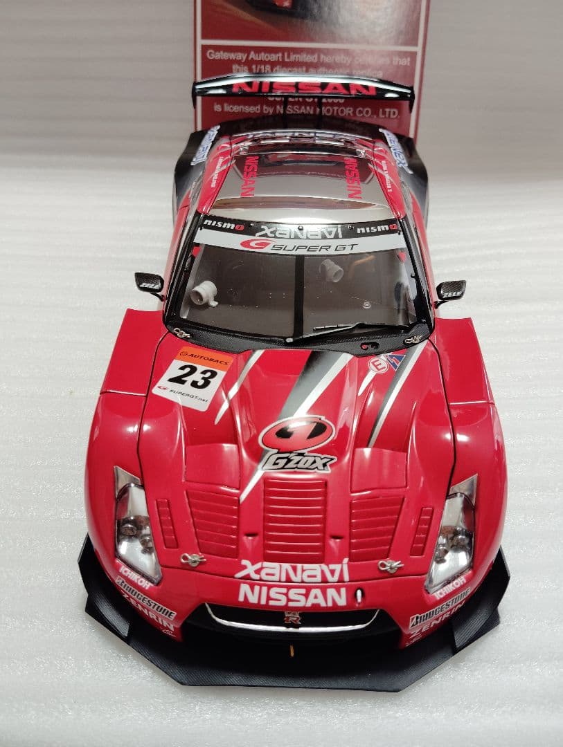 G04 オートアート製 1/18 XANAVI NISMO GTR 2008