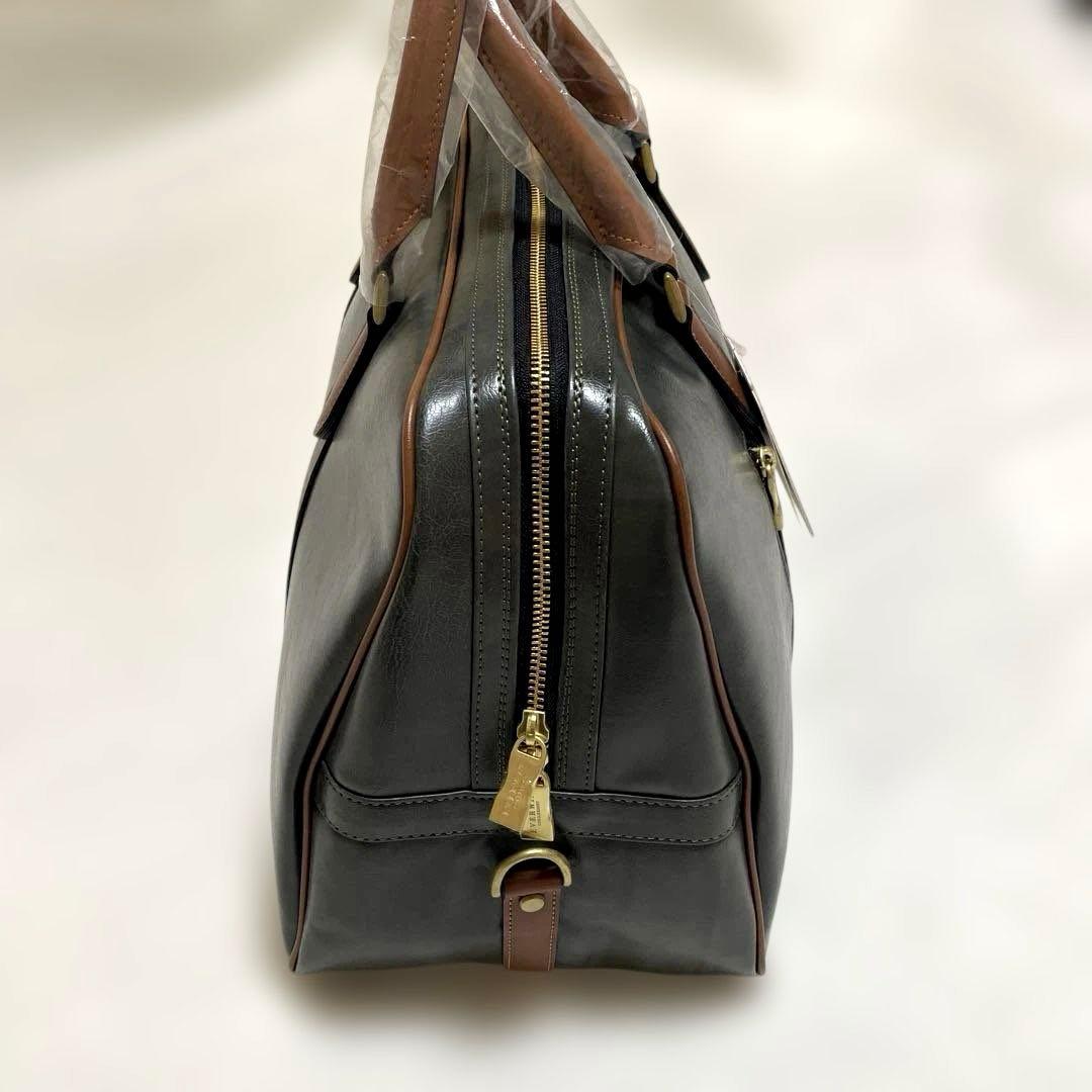 【新品タグ付】EVERWINエバウィンボストンバッグカーキ日本製