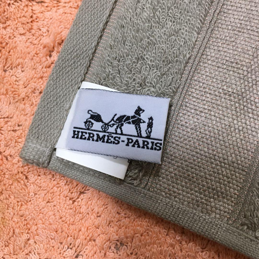 HERMES エルメス　バスマット&バスミトン　セット