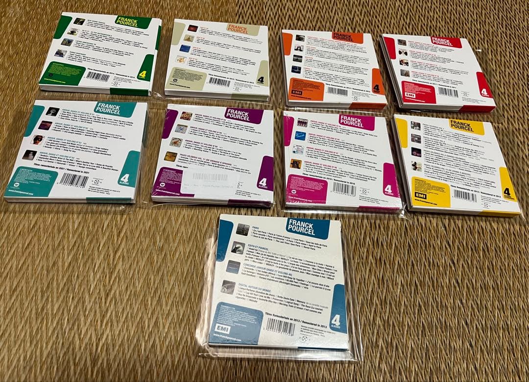 Franck Pourcel 輸入盤 4CD 極美品6枚+新品未開封品3枚セット