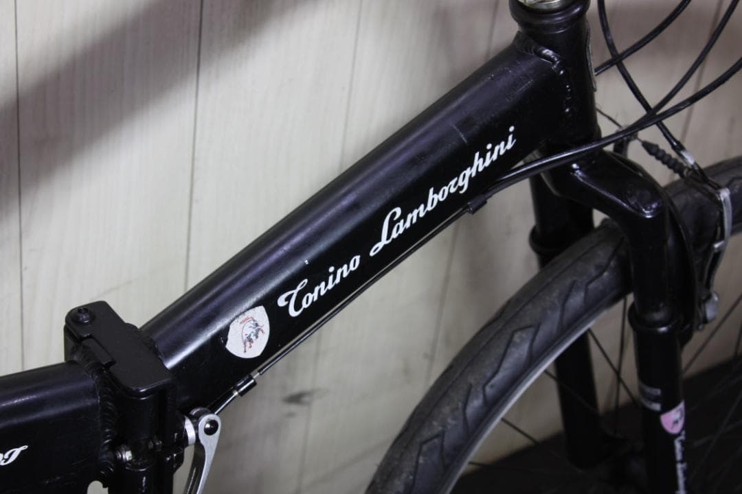 ランボルギーニ 26型 アルミ 18速 440mm Wサス付き 折り畳みMTB