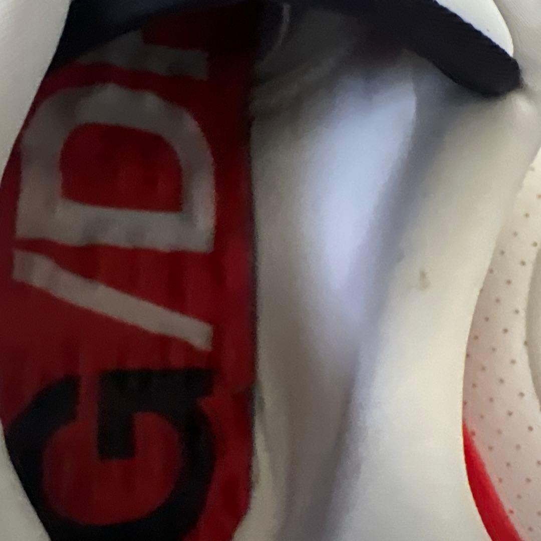 G-DRIVE ダイヤル式ゴルフシューズ ホワイト/レッド