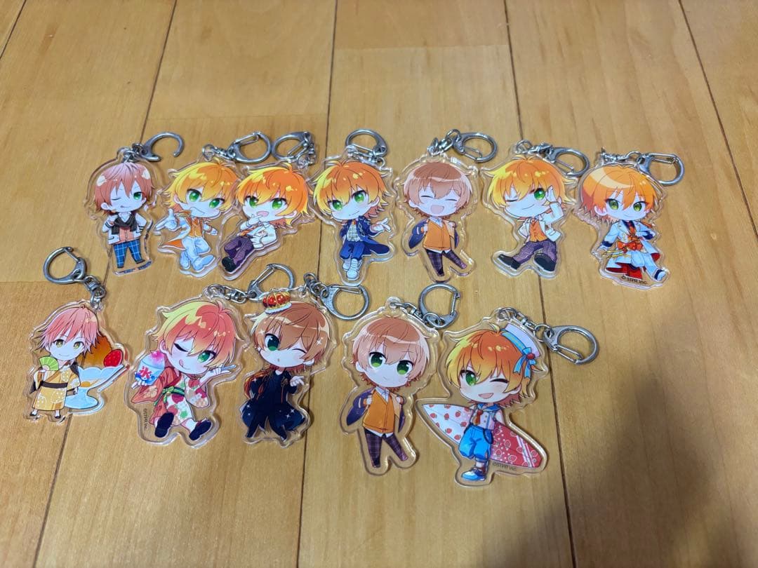 すとぷり ジェル キャラクターバッジ＆アクリルキーホルダーセット