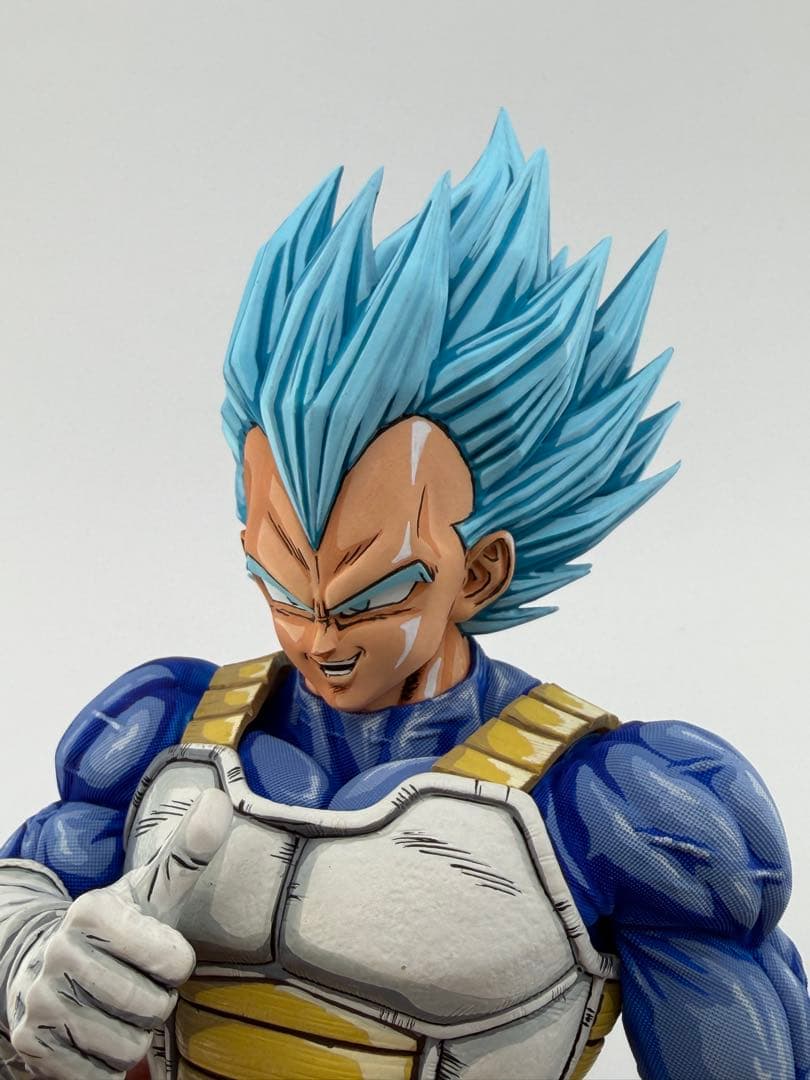 ドラゴンボール　リペイント　ベジータ　スーパーサイヤ人ブルー　ガレージキット