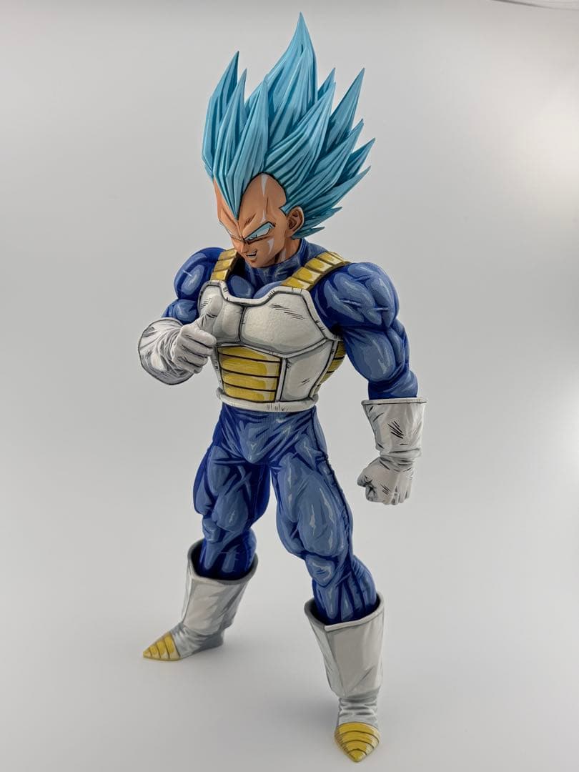 ドラゴンボール　リペイント　ベジータ　スーパーサイヤ人ブルー　ガレージキット