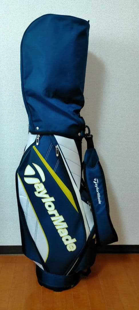 テーラーメイド　キャディバッグ　トゥルーライト　ネイビー　イエロー