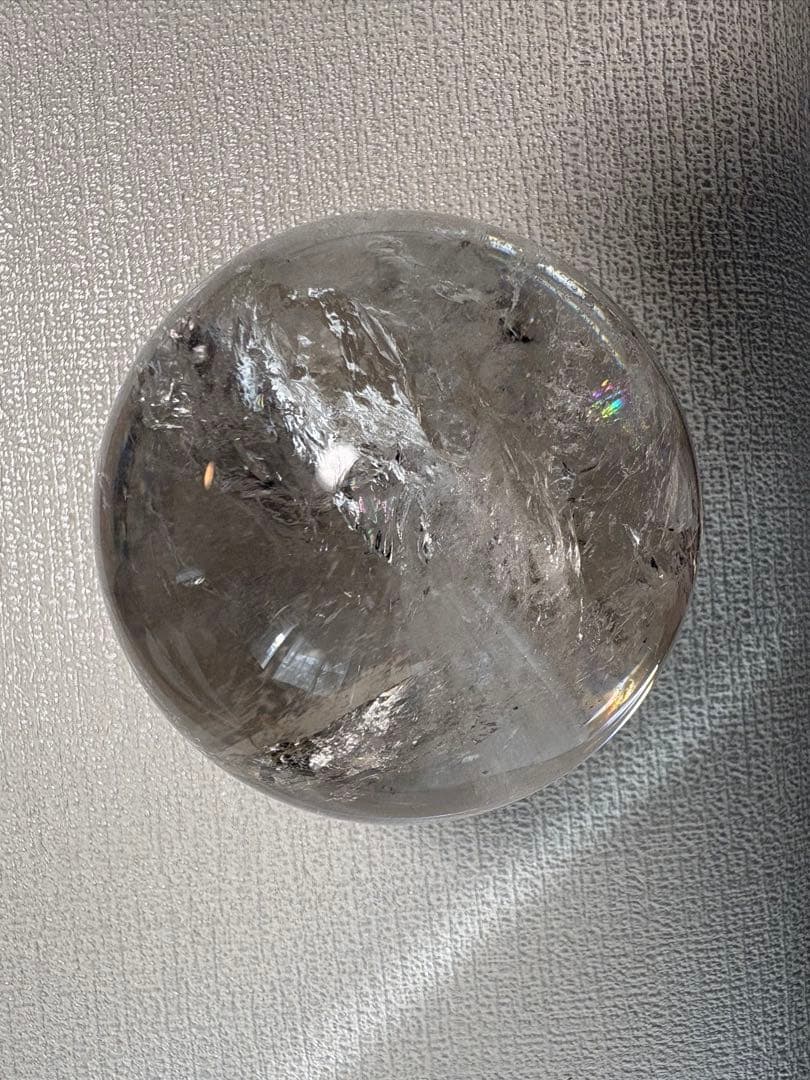 ブラジル産水晶　丸玉