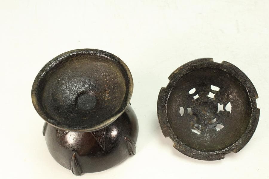 茶道具 唐物 古銅 蓋置(K-A825)