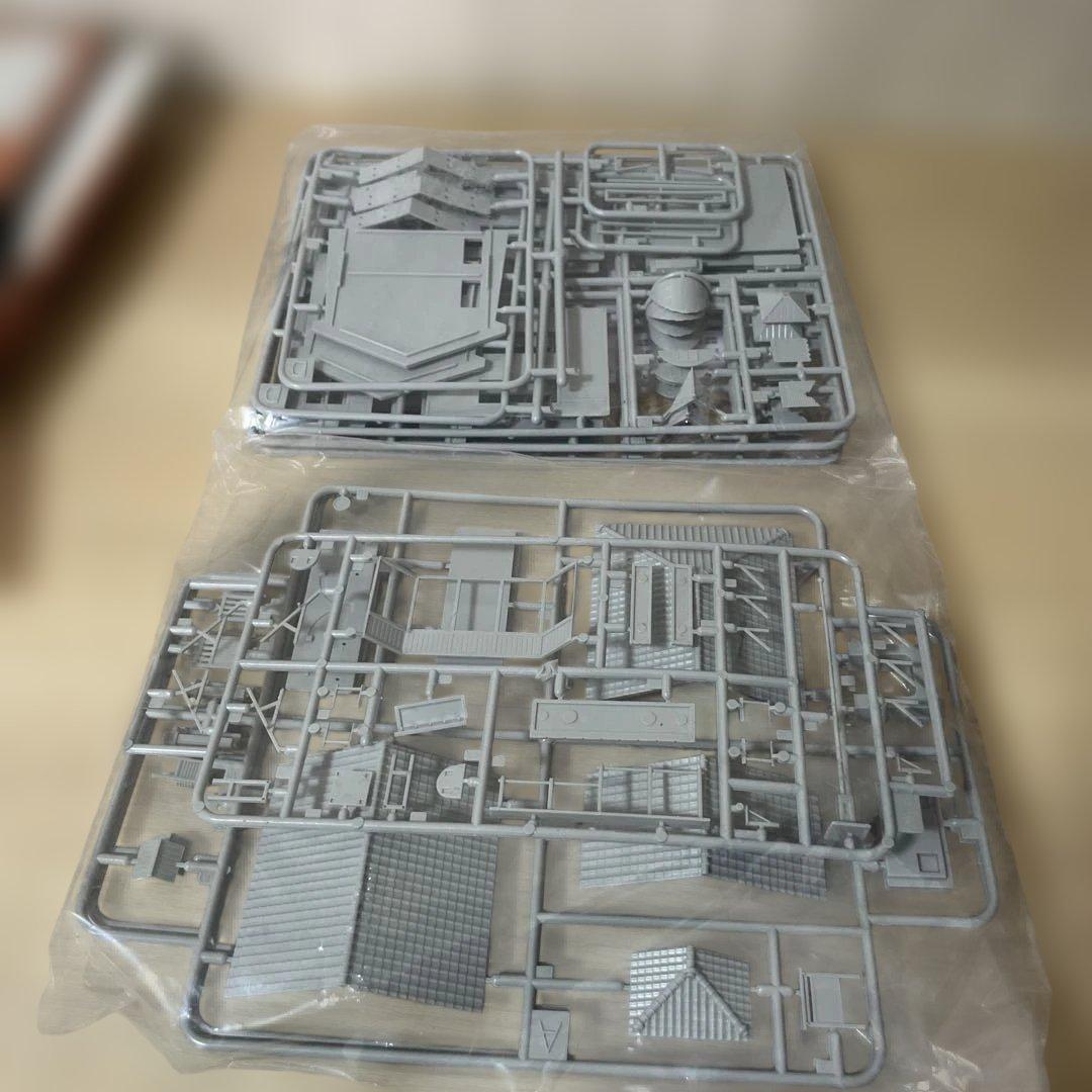 GREEN MAX 建築模型 日本情景 48系 4点セット 未組立. Ln578