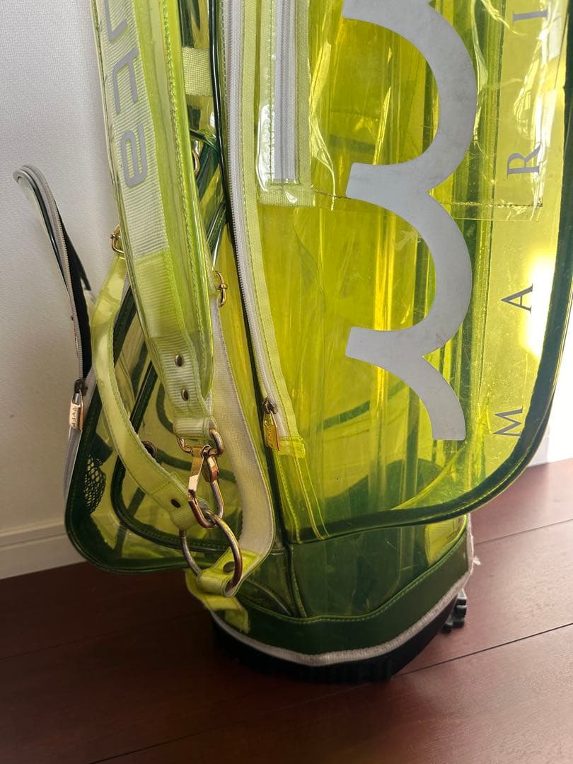 値下げしました！muta ムータマリン　スケルトン　ゴルフ　キャディバック