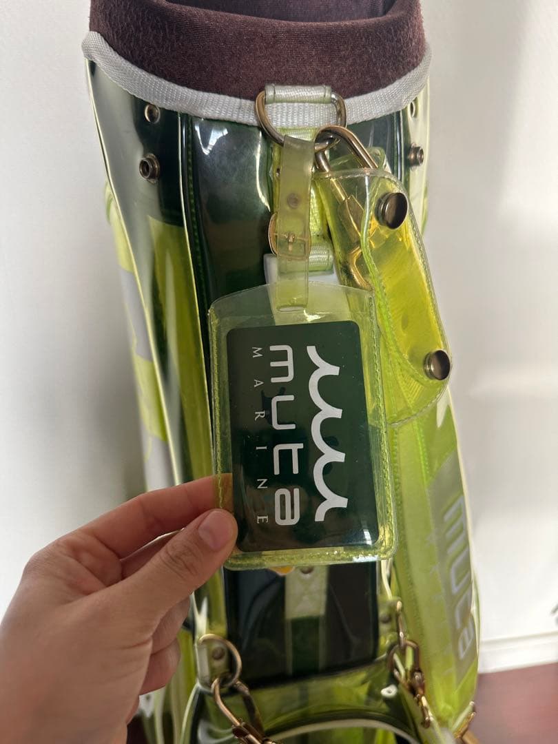 値下げしました！muta ムータマリン　スケルトン　ゴルフ　キャディバック