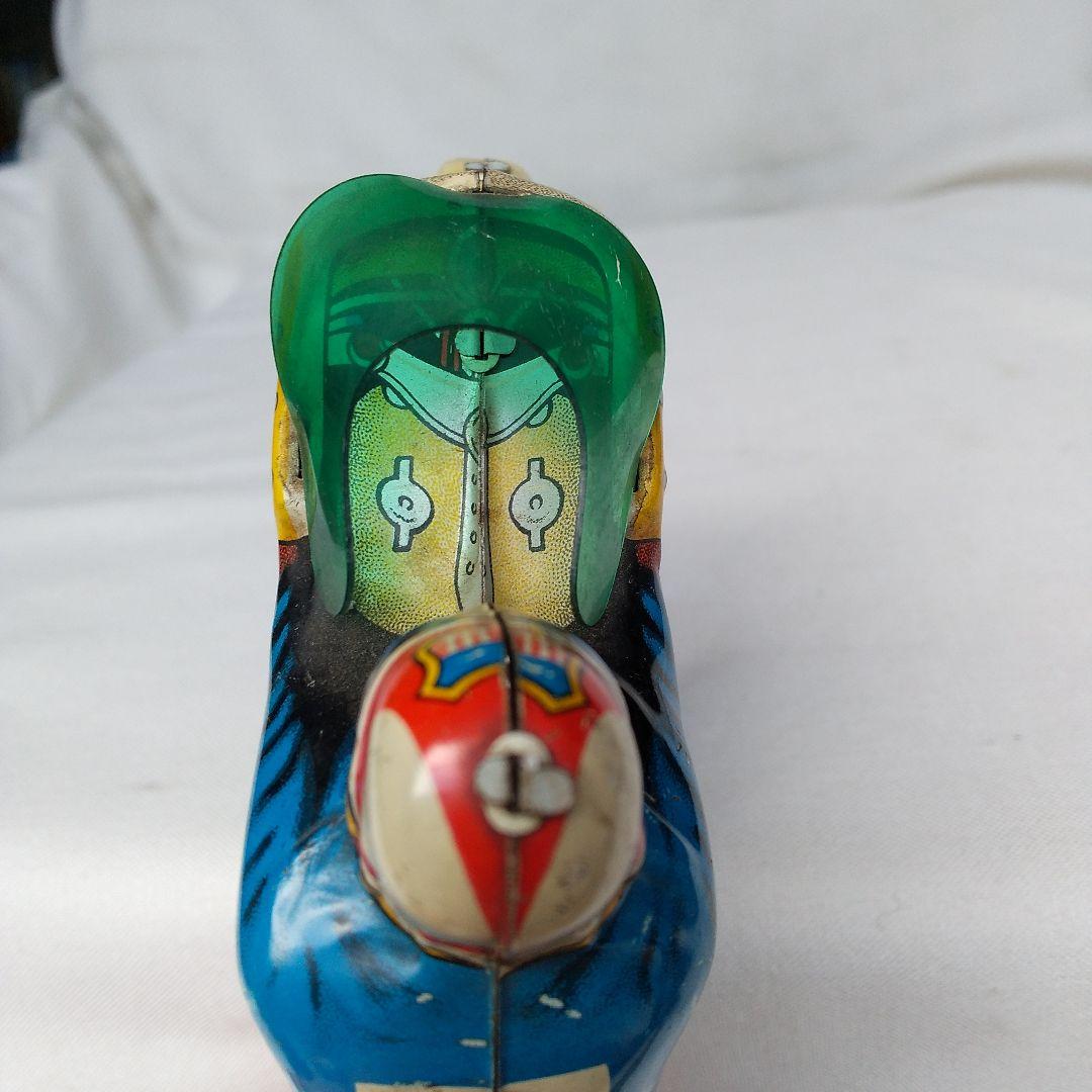 オートバイ ブリキ レーサー No.10 バイク レトロ ビンテージ 古い 玩具