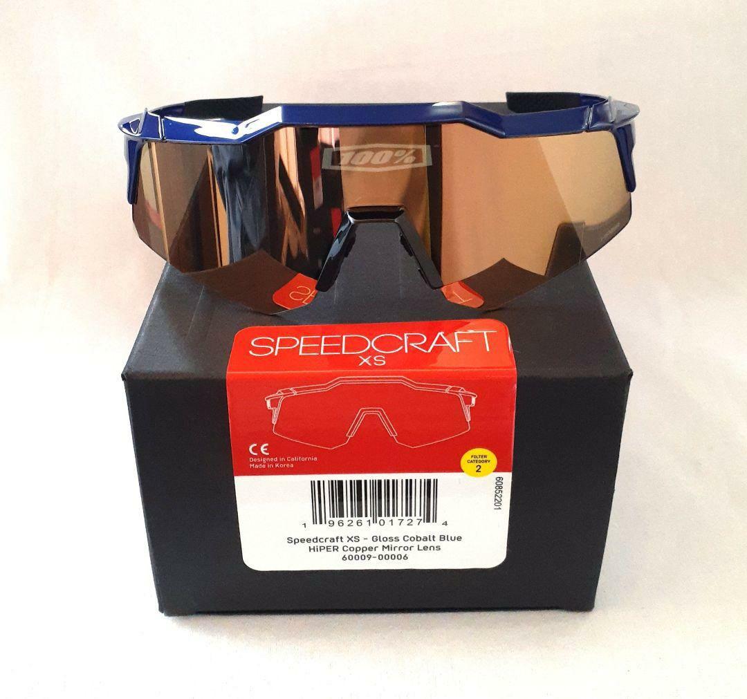 100% Speedcraft XS コバルトブルー ワンハンドレッド