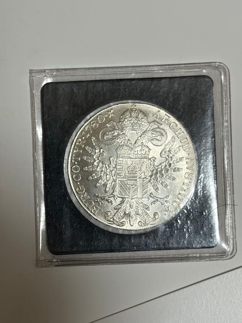 マリアテレジア　銀貨 旧貨幣　シルバー　ターラー ターレル銀貨　1780