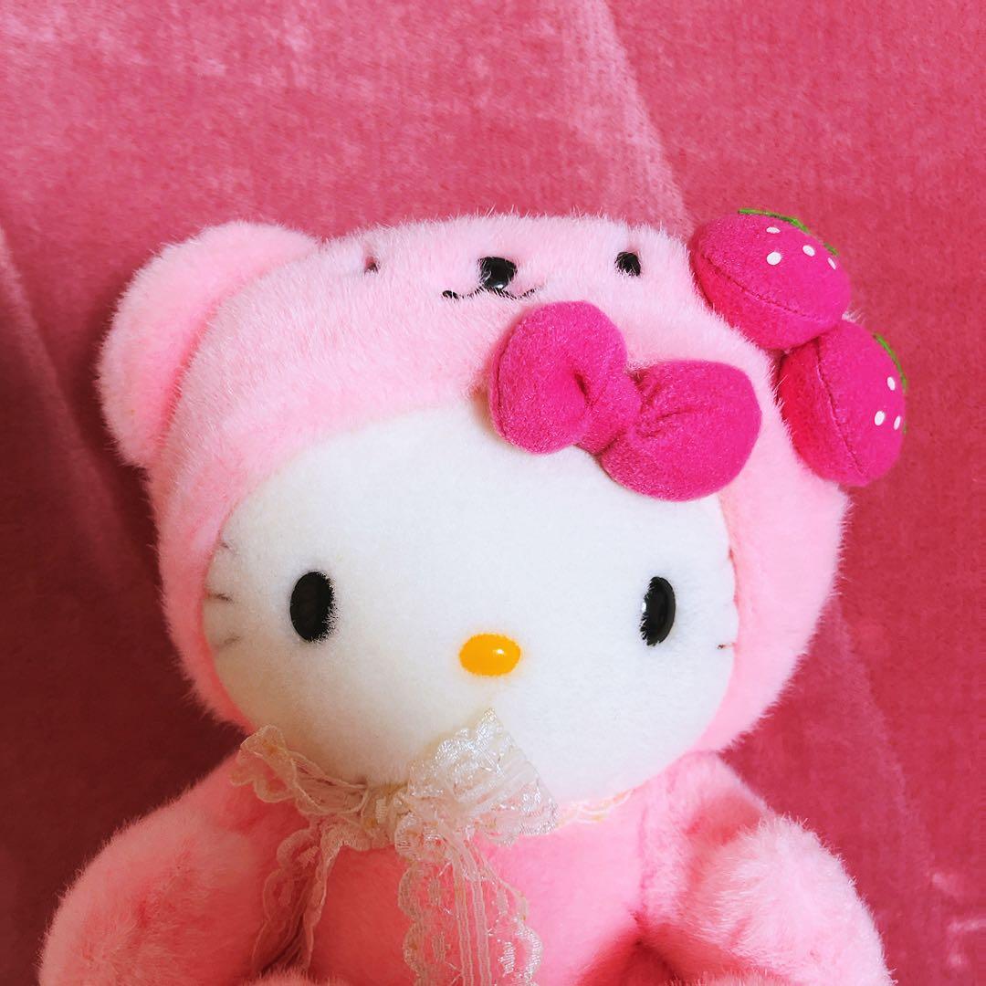希少レア　ハローキティ　ストロベリーベア　イチゴ　2005年製 サンリオ　レトロ