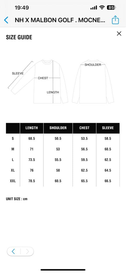 NEIGHBORHOOD×MALBON GOLF MOCKNECK LS 新品M