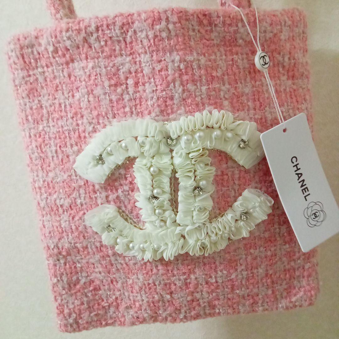 新品未使用 CHANELピンクトートバッグ　　　シャネル　ノベルティ