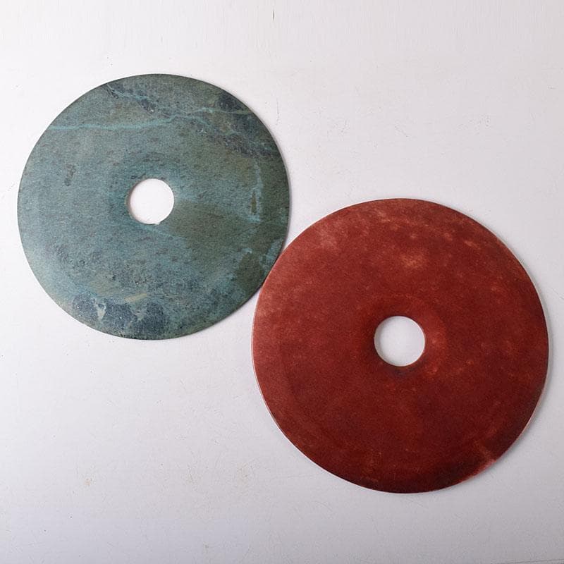 中国　玉石彫刻　オブジェ　置物　合計約6.8㎏　鉄台座　4点　V　R8715H