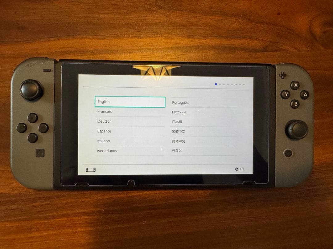 [付属品完備] Nintendo Switch 本体 グレー+ジョイコン黄色