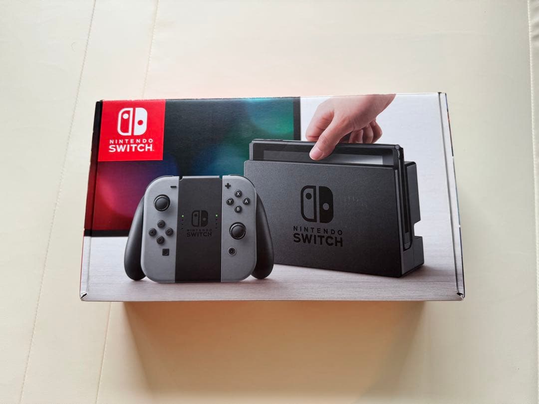 [付属品完備] Nintendo Switch 本体 グレー+ジョイコン黄色