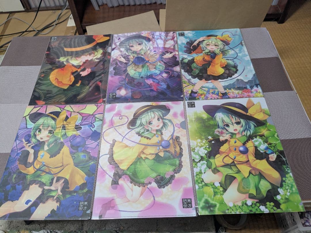 東方project　波天宮　地霊殿キャラクター　クリアファイルセット