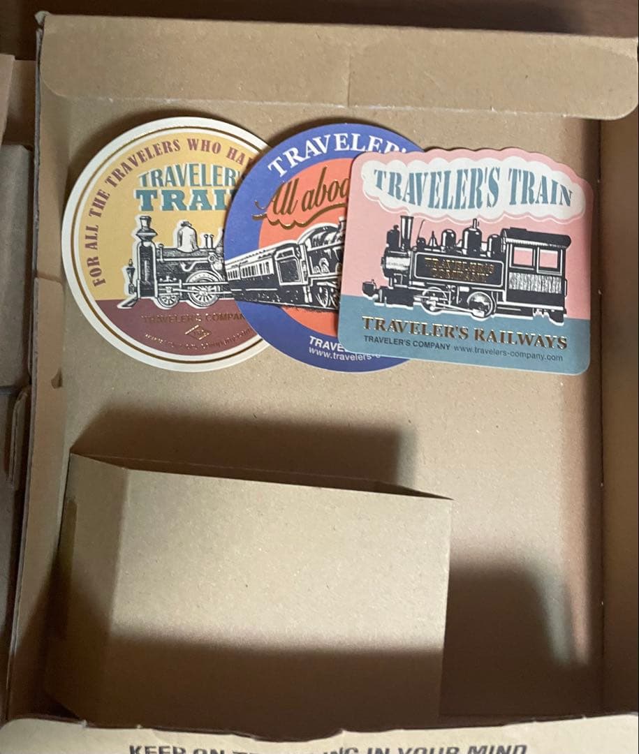 トラベラーズノート　トレイン パスポートサイズ　ノートセット